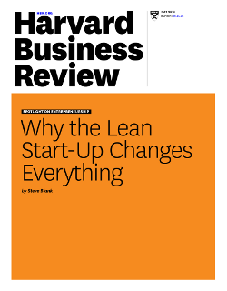 Why the Lean Start-Up Changes Everything چرا Lean Startup همه چیز را تغییر می دهد